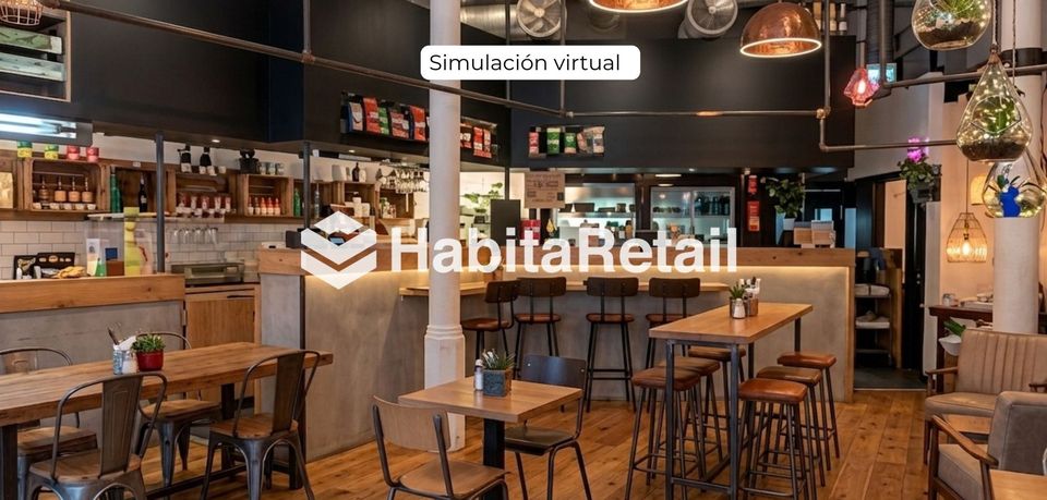 Imagen orientativa creada con IA: barra y sala