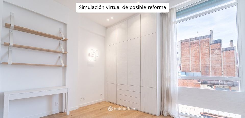 Simulación virtual de posible reforma: habitación