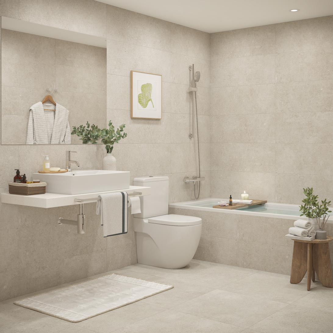 Baño secundario con bañera