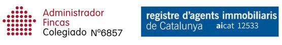 Administrador de fincas colegiado y Registre d'Agents Immobiliaris de Catalunya